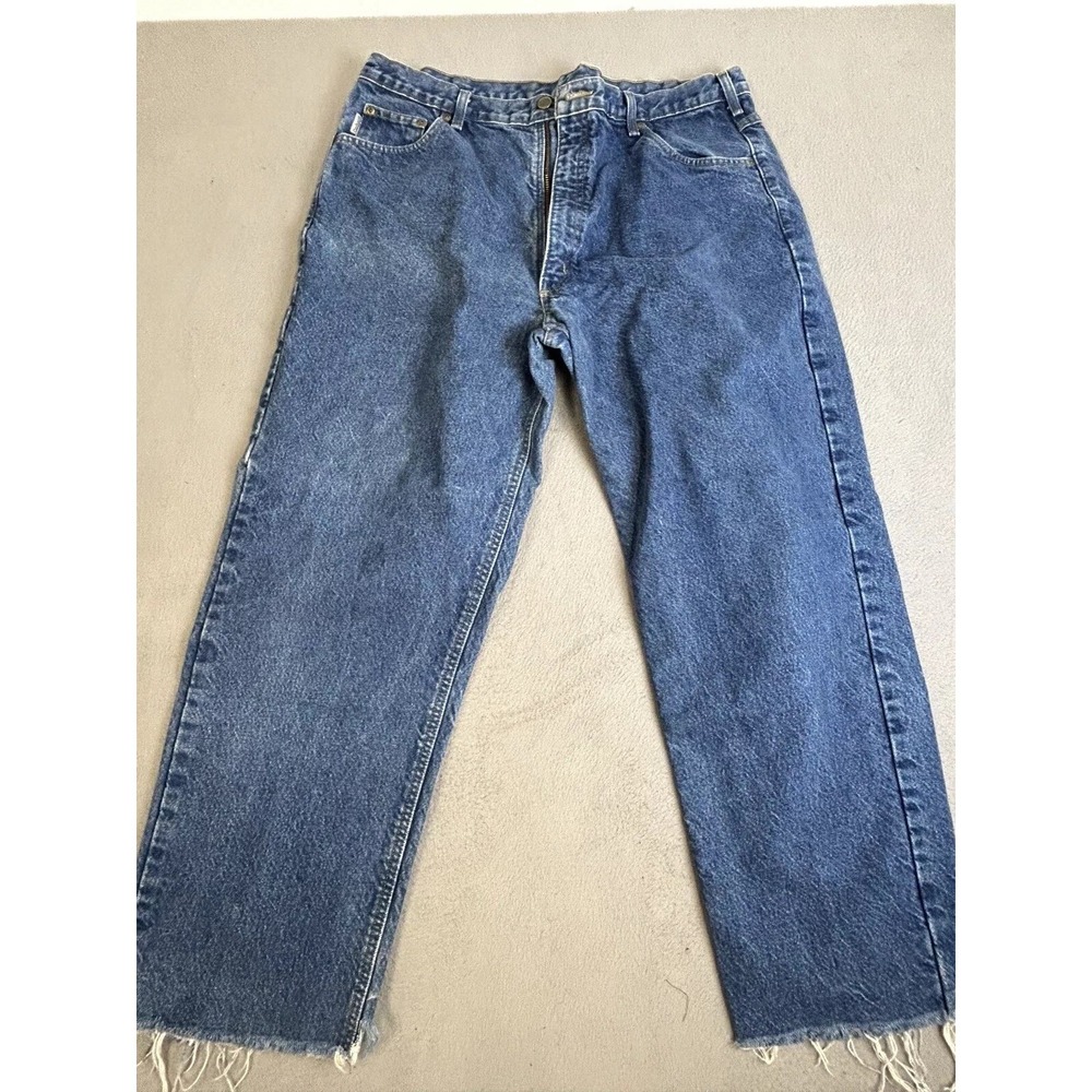 Carhartt Pants‎ Straight Leg Flannel Blanket Lined Mens Sz Measurement Work-wear
